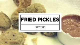 Easy and quick homemade fried pickles recipe [upl. by Soilissav]