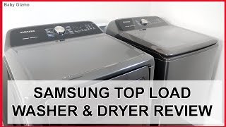 Samsung TOP LOAD Smart Washer and Dryer REVIEW [upl. by Jamima467]