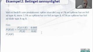 kap 31 eks2 Betinget sannsynlighet [upl. by Carissa]