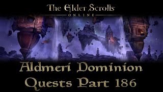 ESO  Aldmeri Dominion Quests  Part 186  Reapers March Part 30  The Moonlit Path [upl. by Atnauqal]