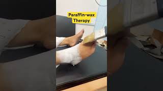 Paraffinwax Therapy 😎💥 physiojasmine ytshorts ashortaday [upl. by Hgieliak69]