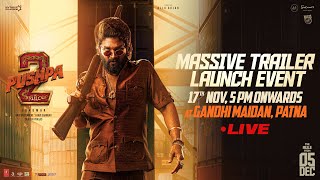 Pushpa 2  The Rule Massive Trailer Launch Event LIVE  Allu Arjun  Sukumar  Rashmika  DSP [upl. by Sabina677]