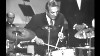 Gene Krupa amp Buddy Rich Famous Drum Battle [upl. by Denby891]