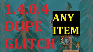 Terraria 1404 ANY ITEM Duplication Glitch  Super Easy Item Duplication You Can Perform Solo [upl. by Avenej]