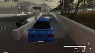 Roblox BMV ile yanlama keyfi  GTR r34 [upl. by Harp850]