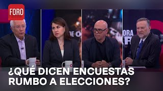 ¿Cómo van las encuestas rumbo a las elecciones presidenciales de México  Es la Hora de Opinar [upl. by Pathe]