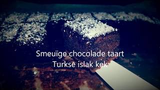 Smeuïge chocolade cake  Turkse islak kek [upl. by Sarson]