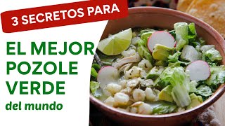 POZOLE VERDE DE POLLO  ¡La receta más fácil del mundo [upl. by Micco]