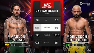 Marlon Vera vs Deiveson Figueiredo  FULL FIGHT in 2 Minutes [upl. by Britte]