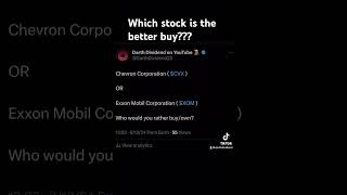 Chevron Corporation CVX Stock or Exxon Mobil Corporation XOM Stock stocks stockstobuy trading [upl. by Marduk]