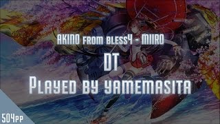 Osu Yamemasita  AKINO from bless4  MIIRO  DT  504pp [upl. by Gerik]