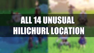 All Unusual Hilichurl Location  Easy and Fast [upl. by Marilyn]