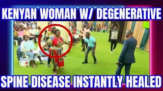 🔴KAKANDE TESTIMONIES  WATCH KENYAN WOMAN W DEGENERATIVE SPINE DISEASE INSTANTLY HEALEDJC5455 [upl. by Aihsatan]