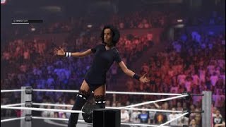 WWE 2K24 Valenzuela vs Night chara [upl. by Anissej]