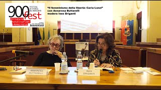 900fest 2024  quotIl femminismo della libertà Carla Lonziquot con Annarosa Buttarelli [upl. by Disraeli300]