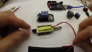 Solenoid hookup to Arduino [upl. by Malia]