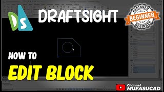 Draftsight How To Edit Block [upl. by Fredie100]