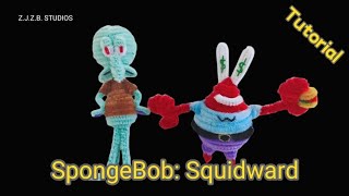 Chenille Pipe Cleaner Craft Create a Cute SpongeBob  Squidward Tutorial [upl. by Reina772]