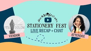 Yoseka Stationery Fest Recap amp Chat  LIVE [upl. by Liddle]