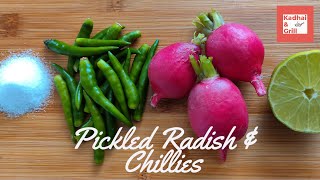 Pickled Radish amp Green Chillies [upl. by Octavian]