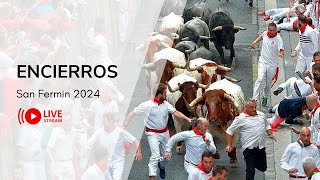 Encierros San Fermín Pamplona 2024 [upl. by Viradis]