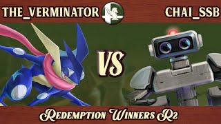 TheVerminator Greninja vs ChaiSSB ROB  West Towne Brawl 100 Redemption Winners R2 [upl. by Anav]