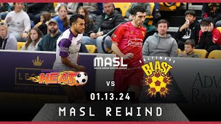 MASL Replay  Harrisburg Heat vs Baltimore Blast  011324 [upl. by Brucie]