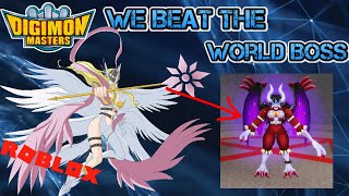 Digimon Masters WE BEAT THE WORLD BOSSEVENT BOSS [upl. by Idelle]