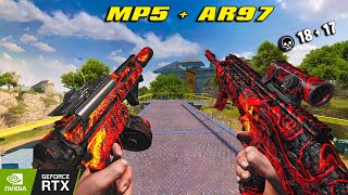 MP5  AR97 2 Match 18  17 kill random squad Blood strike max graphic [upl. by Nairret583]