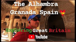 Visit Alhambra Granada Spain Tourist Attractions  Travel Vlog [upl. by Assirrac]