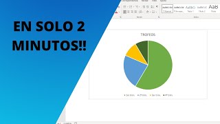 COMO HACER UN GRÁFICO CIRCULAR EN WORD [upl. by Thorncombe]