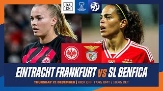 Eintracht Frankfurt vs Benfica  UEFA Womens Champions League 202324 Matchday 4 Full Match [upl. by Bergess361]