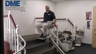 Stannah Stairlift Series Your Stairlifts Manual Chair Swivel [upl. by Lennard]