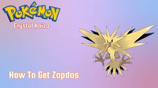 Pokémon Crystal Kaizo Walkthrough Part 23  How To Get Zapdos [upl. by Tobit]