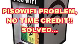 PISOWIFI PROBLEM NO TIME CREDIT PAANO E SOLVE [upl. by Atokad337]