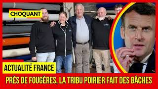 URGENT Près de Fougères La Tribu Poirier fait des bâches Plus dactualités france Sur TF1 [upl. by Artek946]