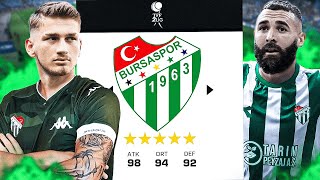 BURSASPORU KURTARIYORUZ  EA FC 24 BURSASPOR REBUİLD [upl. by Lesnah99]