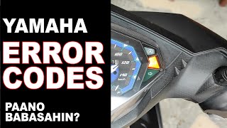 YAMAHA ERROR CODE 42 PAANO BASAHIN [upl. by Ayekram]