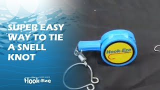 The Super Easy way to tie a Snell Knot using a Spade End Hook [upl. by Persson659]