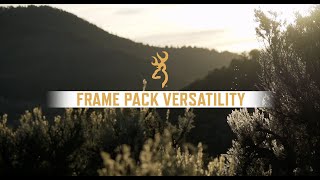 Frame Pack Versatility Browning Hunting Backpacks  2022 [upl. by Aicilram]