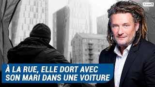 Olivier Delacroix Libre antenne  Elle raconte son quotidien de SDF quelle partage avec son mari [upl. by Kolivas]