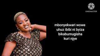 Zahabu by aline gahongayire official lyrics [upl. by Fabozzi829]