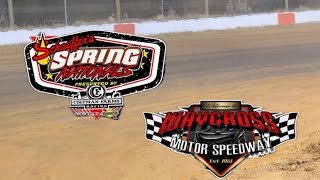 Schaeffers Oil Super Late Models Spring Nationals from Waycross Motor Speedway dirttrackracing [upl. by Aninep]