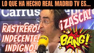 BRUTAL ZASCA DEL EX ARBITRO ITURRALDE GONZÁLEZ AL MADRIDISMO A LA CAVERNA Y A REAL MADRID TELEVISIÓN [upl. by Ati838]