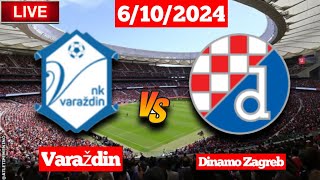 Varaždin vs Dinamo Zagreb  HNL  Live Match Score HD [upl. by Arreic23]