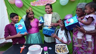 Bhuvanas BirthDay Celebration  இந்த மாதிரி Gift முதல் முறையா கிடைத்தது  MrsAbi 20 [upl. by Jenilee496]