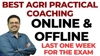 BEST AGRI PRACTICAL COACHING ONLINE AND OFFLINE  ONLY ONE WEEK LEFT  HURRY UP [upl. by Licha]