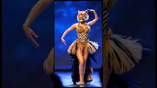 A Woman Fuses with A Tiger on AGT americagottalent agt magic talent shorts [upl. by Gundry]