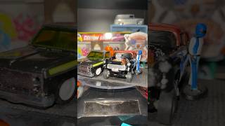 Custom 55 gasser And 83 Chevy Silverado Halloween theme hot wheels [upl. by Jim]