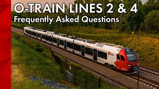 OTrain FAQ Your Questions on Lines 2 amp 4 – The Trillium Line amp Airport Link Answered [upl. by Zitvaa]